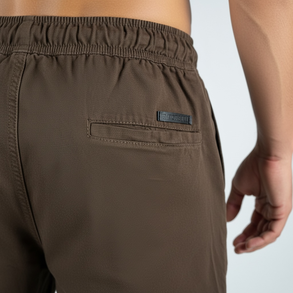 Short Casual Favoretti | Sarja Ateliê - Brown