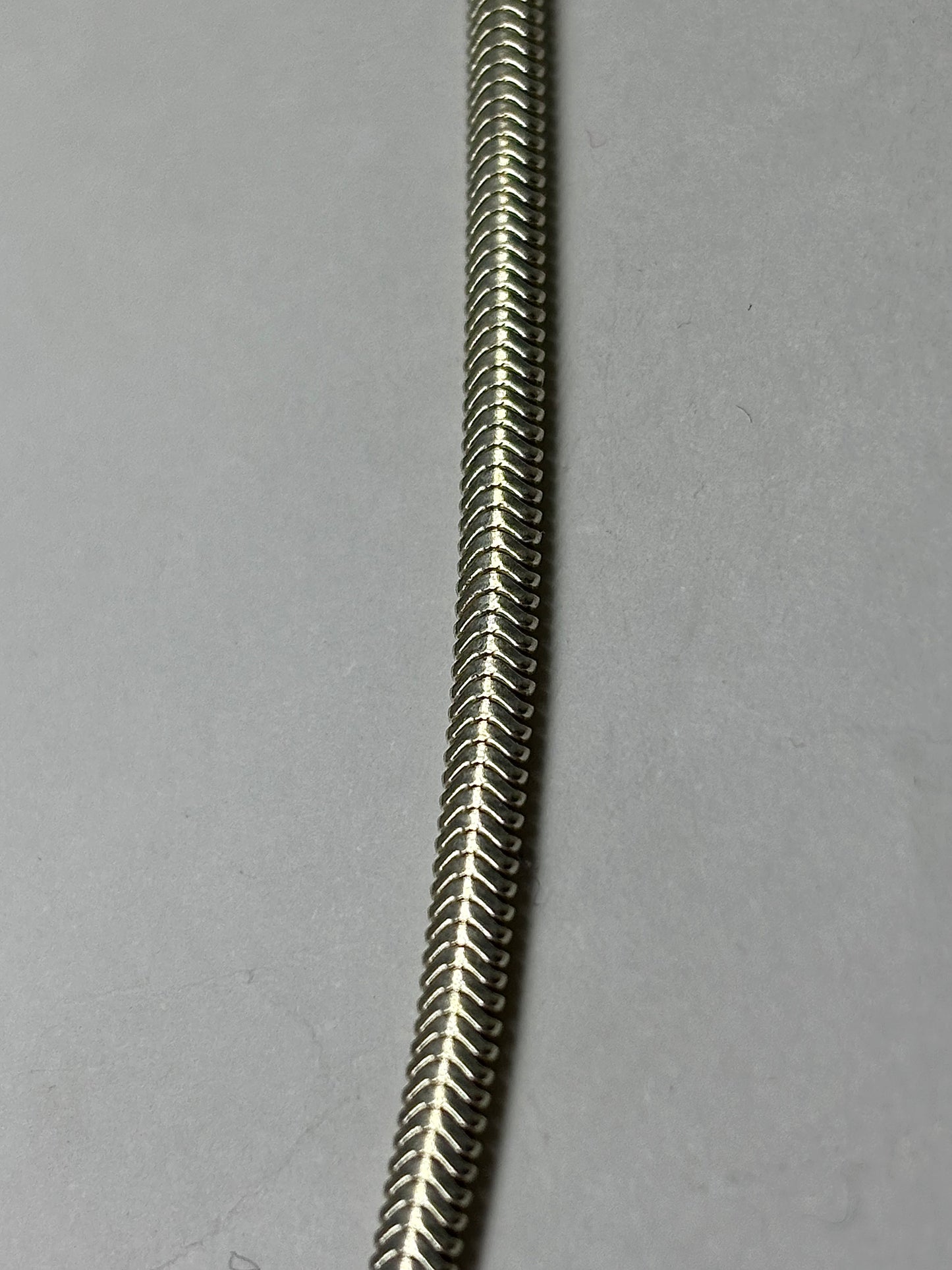 Corrente Herringbone espinha de peixe Prata 925 italiana