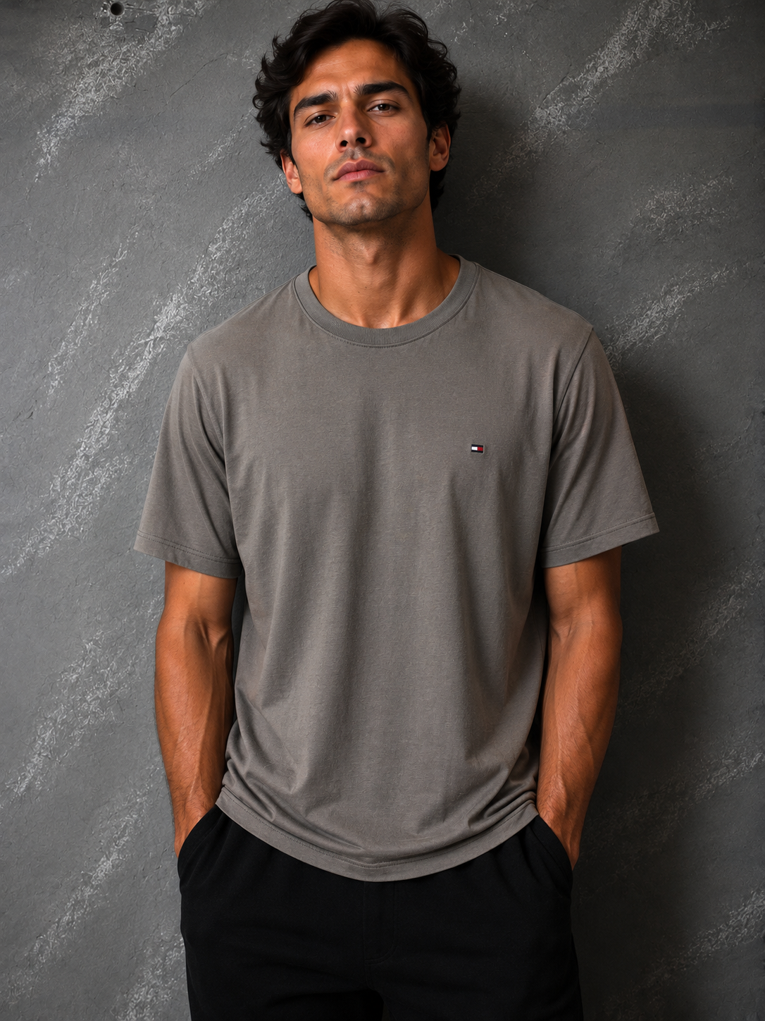 T-Shirt Tommy | Pima - Cinza
