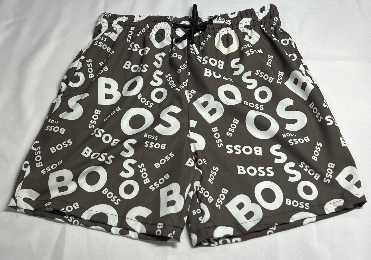 BEACH SHORT HUGO BOSS - CINZA