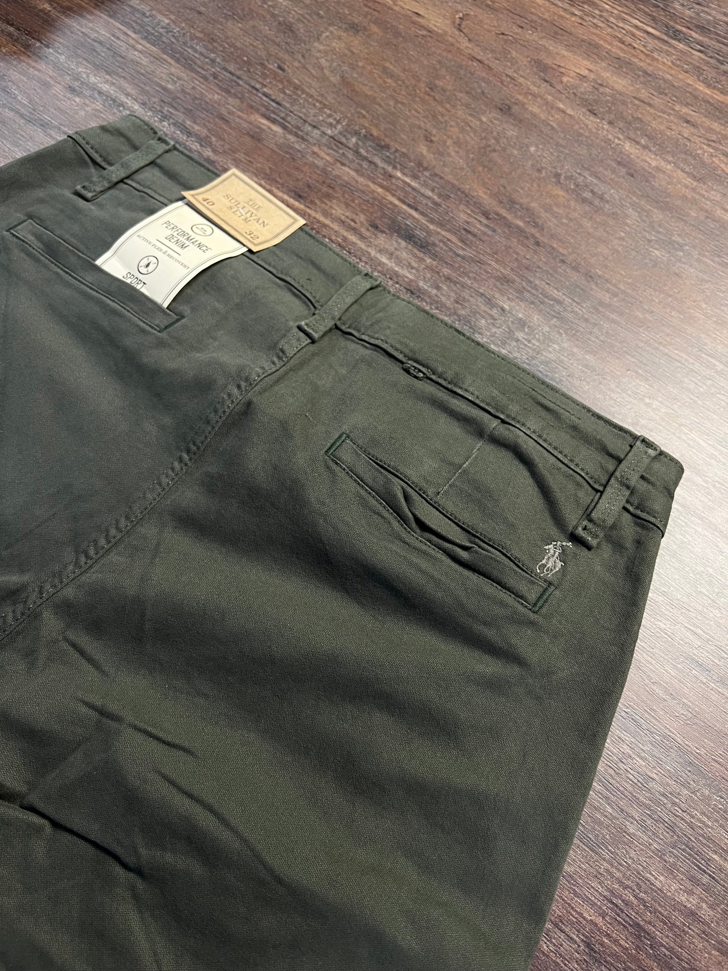 Calça Alfaiataria Polo Ralph Lauren | Slim Fit - Olive Force Supreme