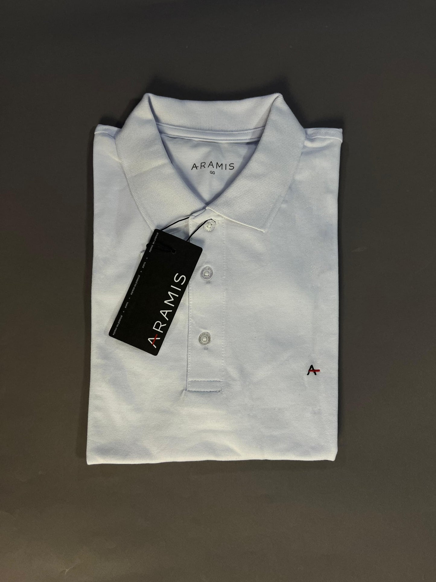Camisa Polo Aramis | Piquet - Branco gelo