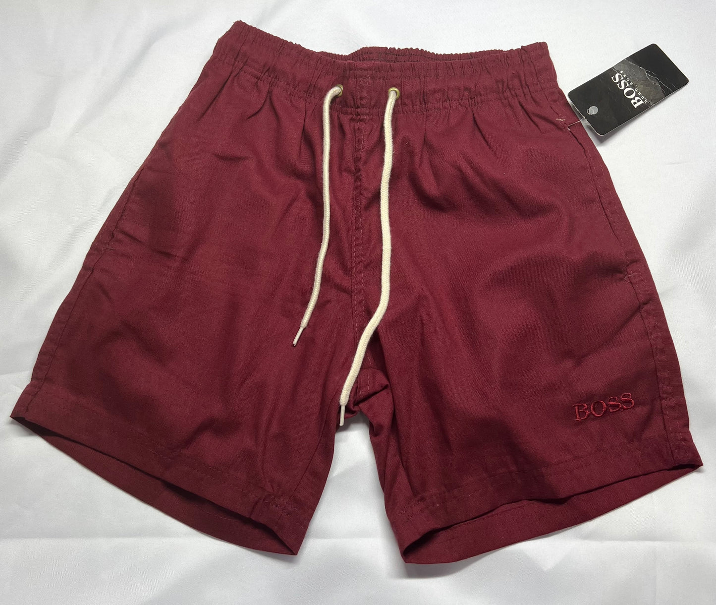 SHORT CASUAL LINHO HUGO BOSS VINHO