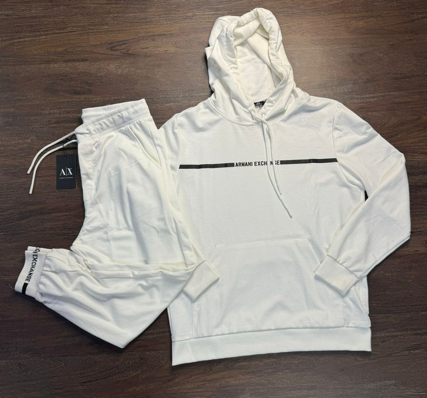 BLUSA MOLETOM ARMANI BRANCO