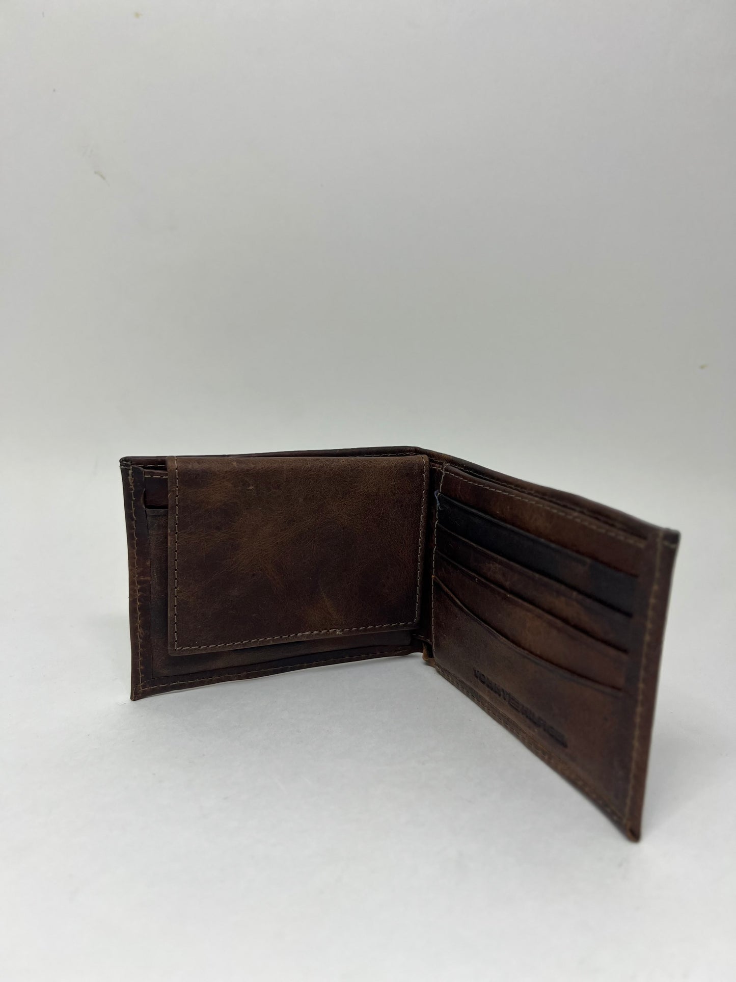 Carteira Tommy | Leather Genuine - Coffee