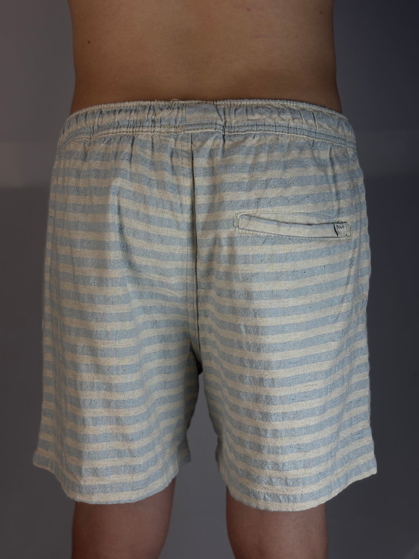 Short Casual Polo Ralph Lauren | Sarja natural Flow - Listrado Azul