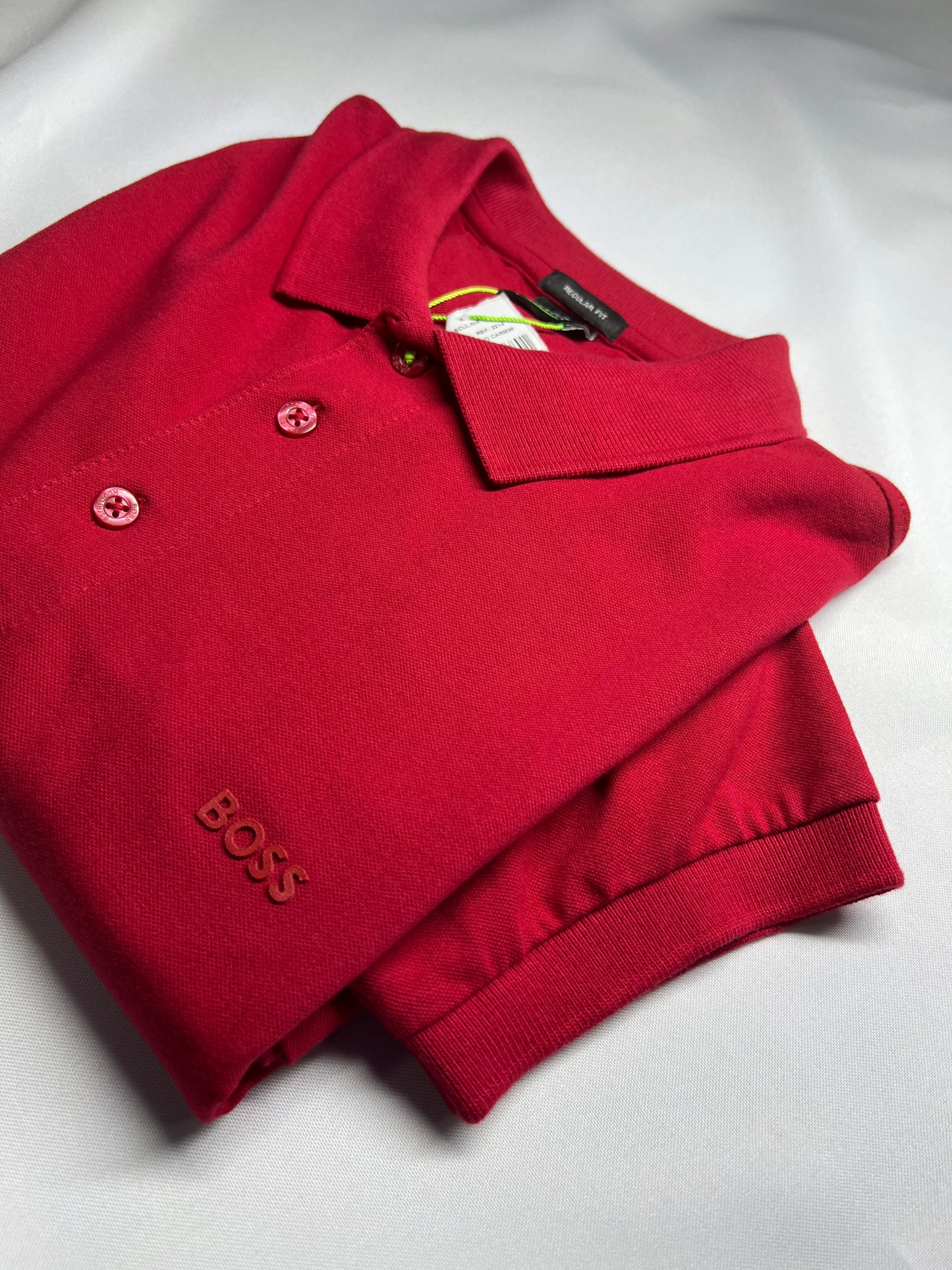 CAMISA GOLA POLO HUGO BOSS VERMELHA