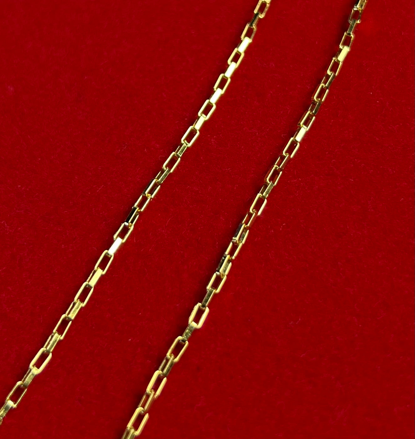 Tijolinho| Corrente Banhada a Ouro 18K - 60cm