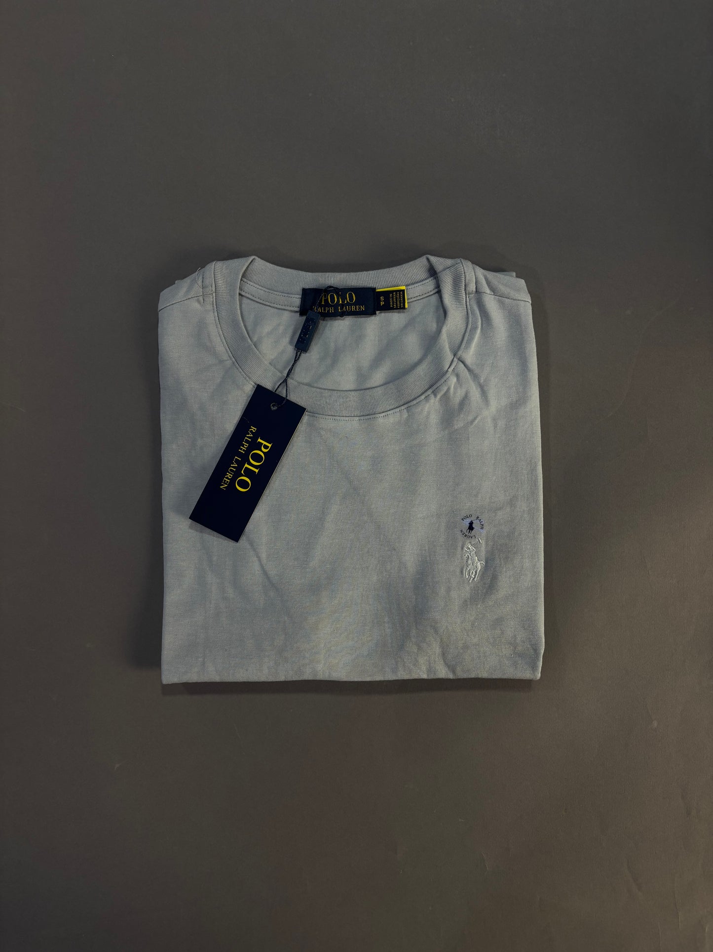 T-Shirt Ralph Lauren | Tee Special Cotton Pima - Cinza Neblina
