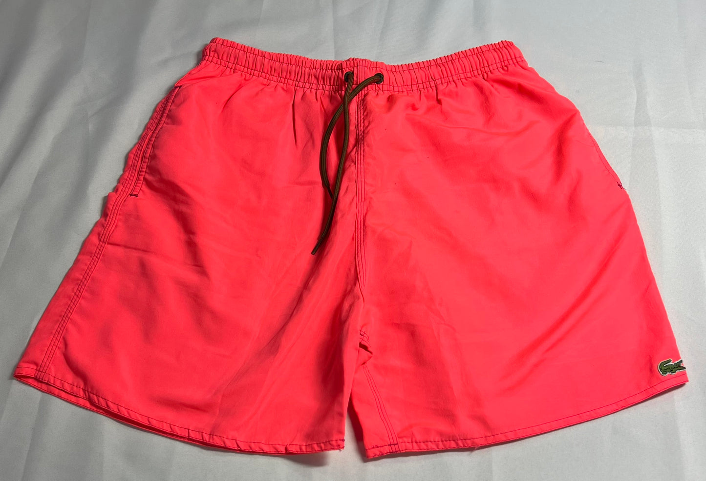 BEACH SHORT LACOSTE - ROSA NEON