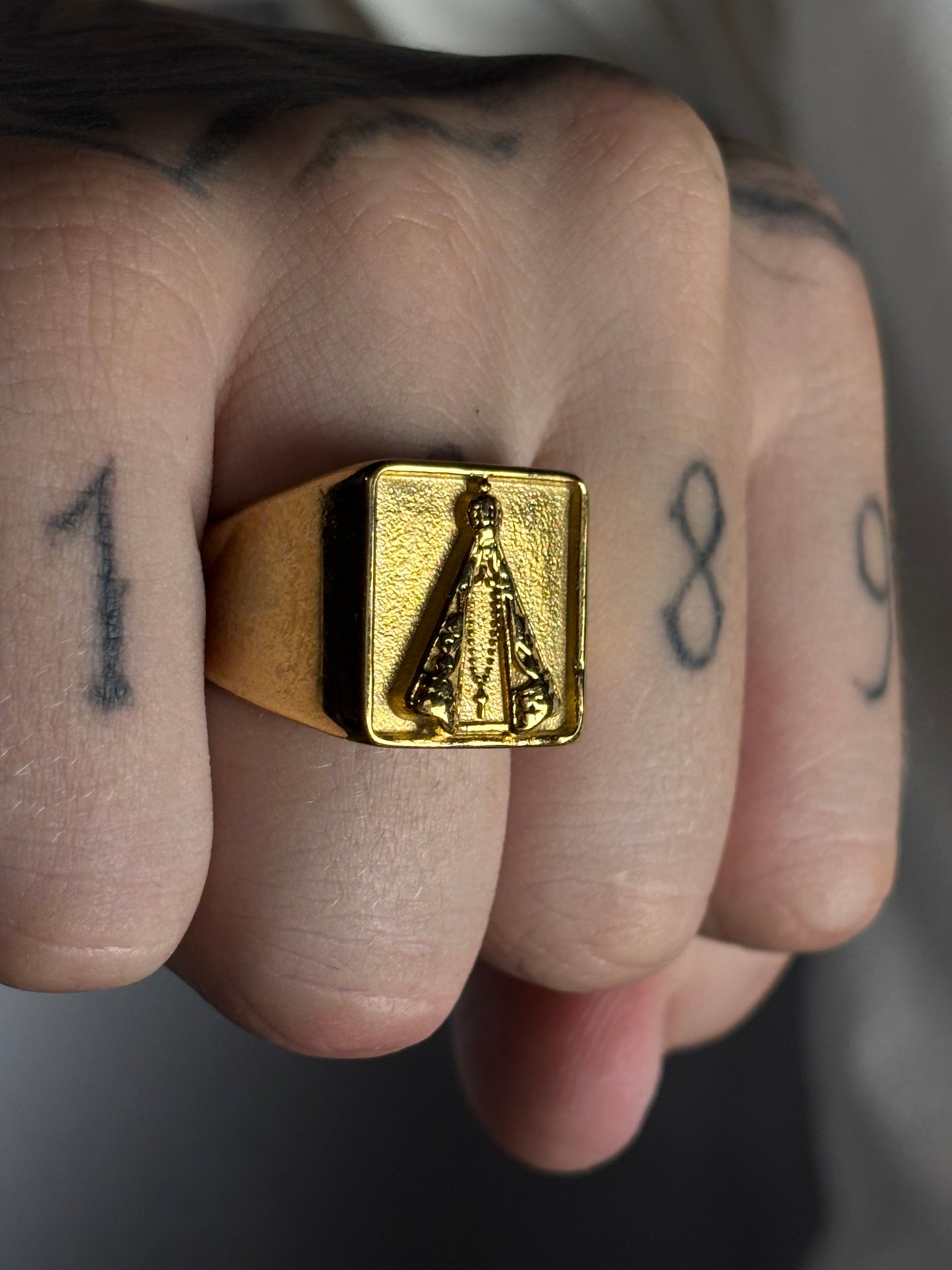 Anel | Dourado Saint - 19cm