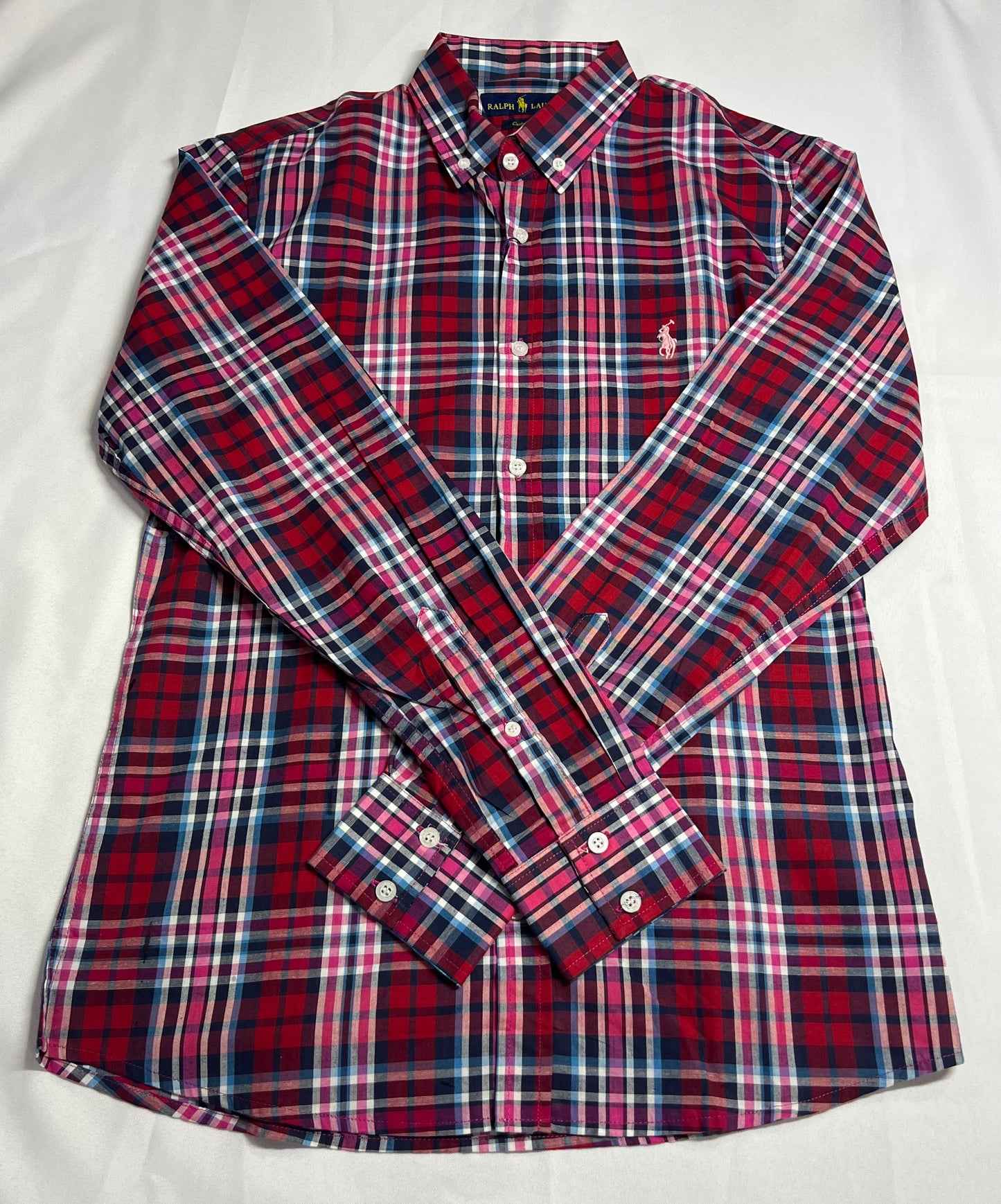 CAMISA SOCIAL QUADRICULADA RALPH LAUREN
