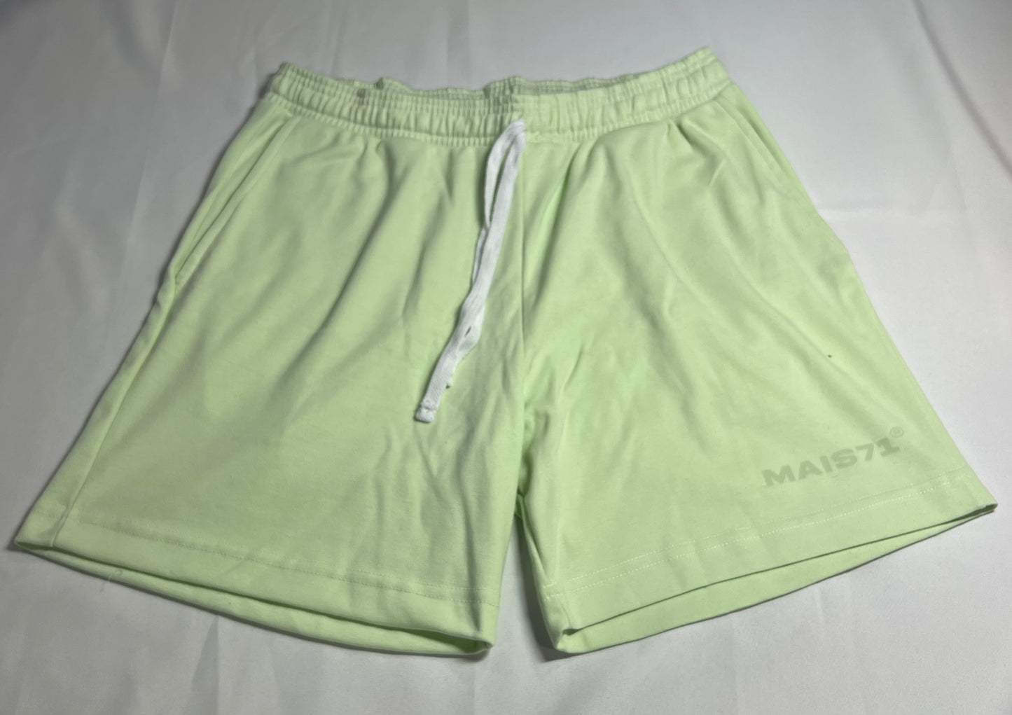 BERMUDA MOLETOM +71 VERDE MENTA