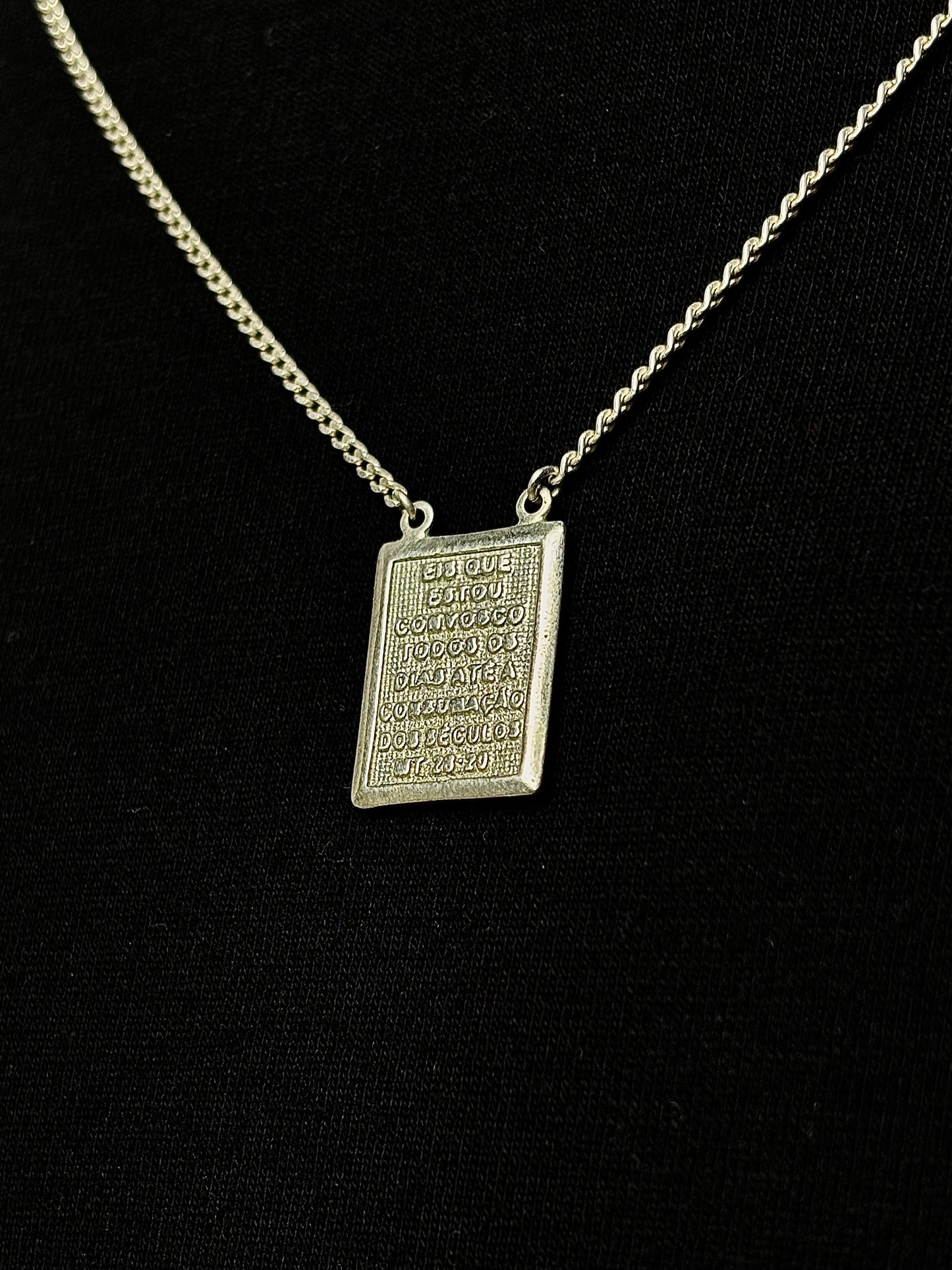 Escapulário De Prata 70CM