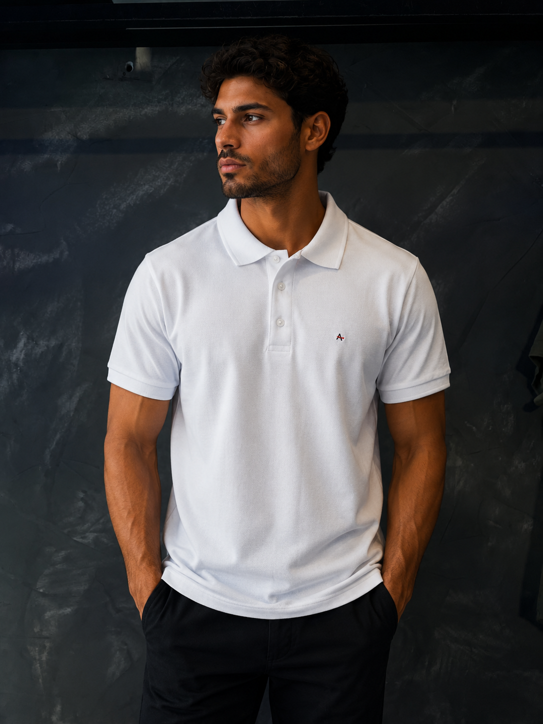 Camisa Polo Aramis White