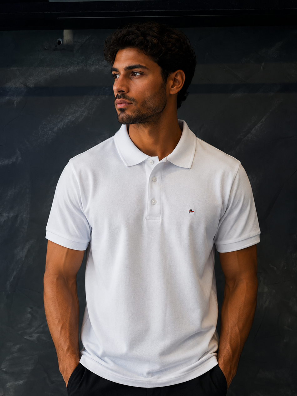 Camisa Polo Aramis White