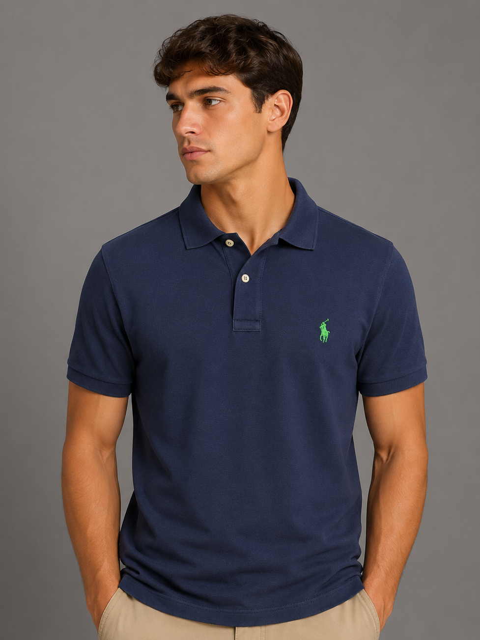 Camisa Polo Ralph Lauren Azul marinho