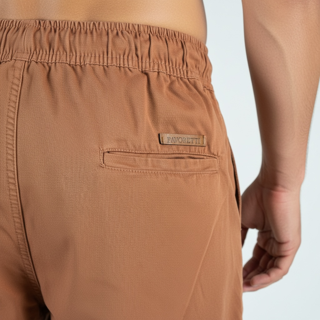Short Casual Favoretti | Sarja Ateliê - Terra