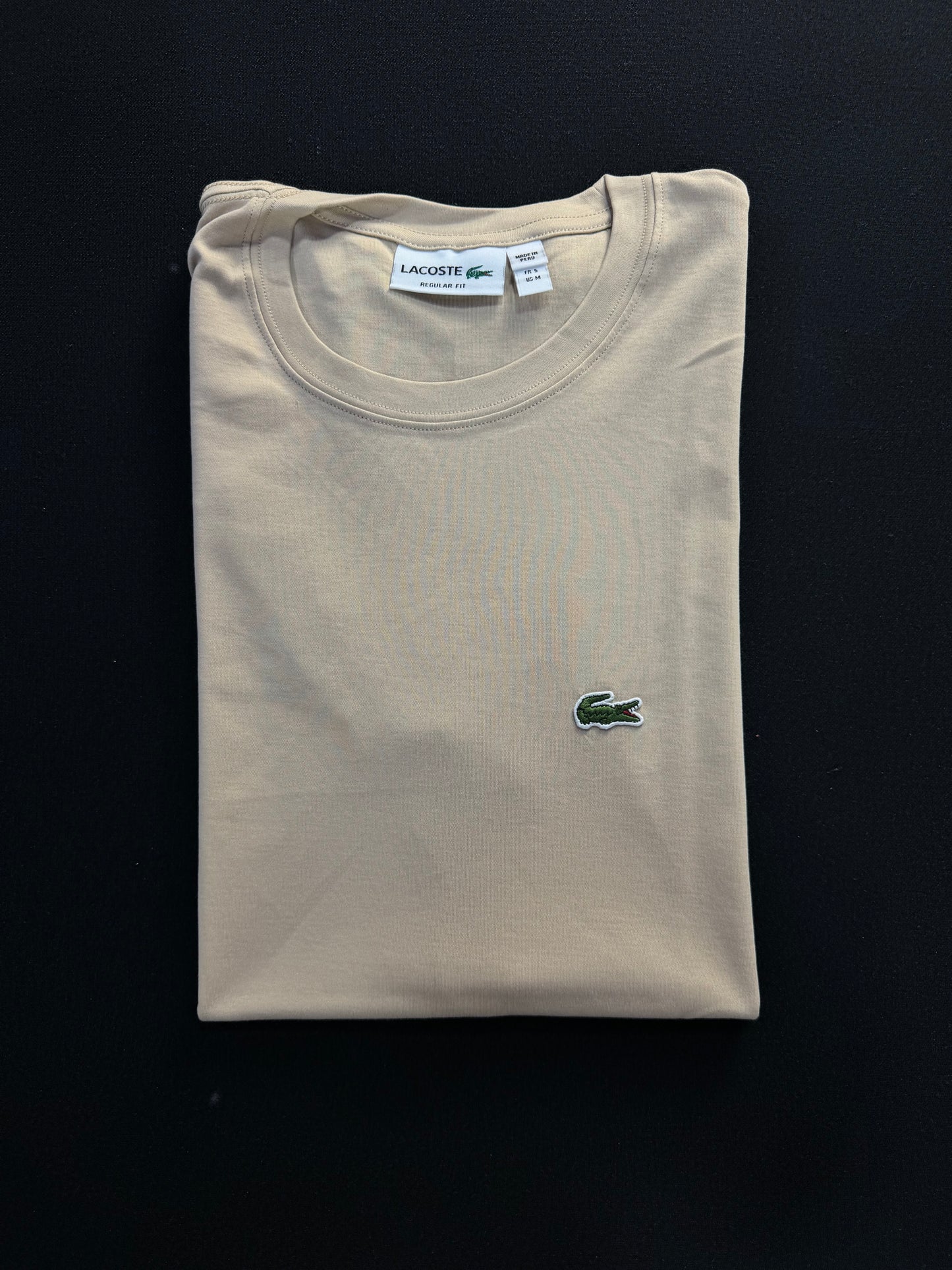 Camiseta Lacoste | Peruana Legítima- Desert Cream