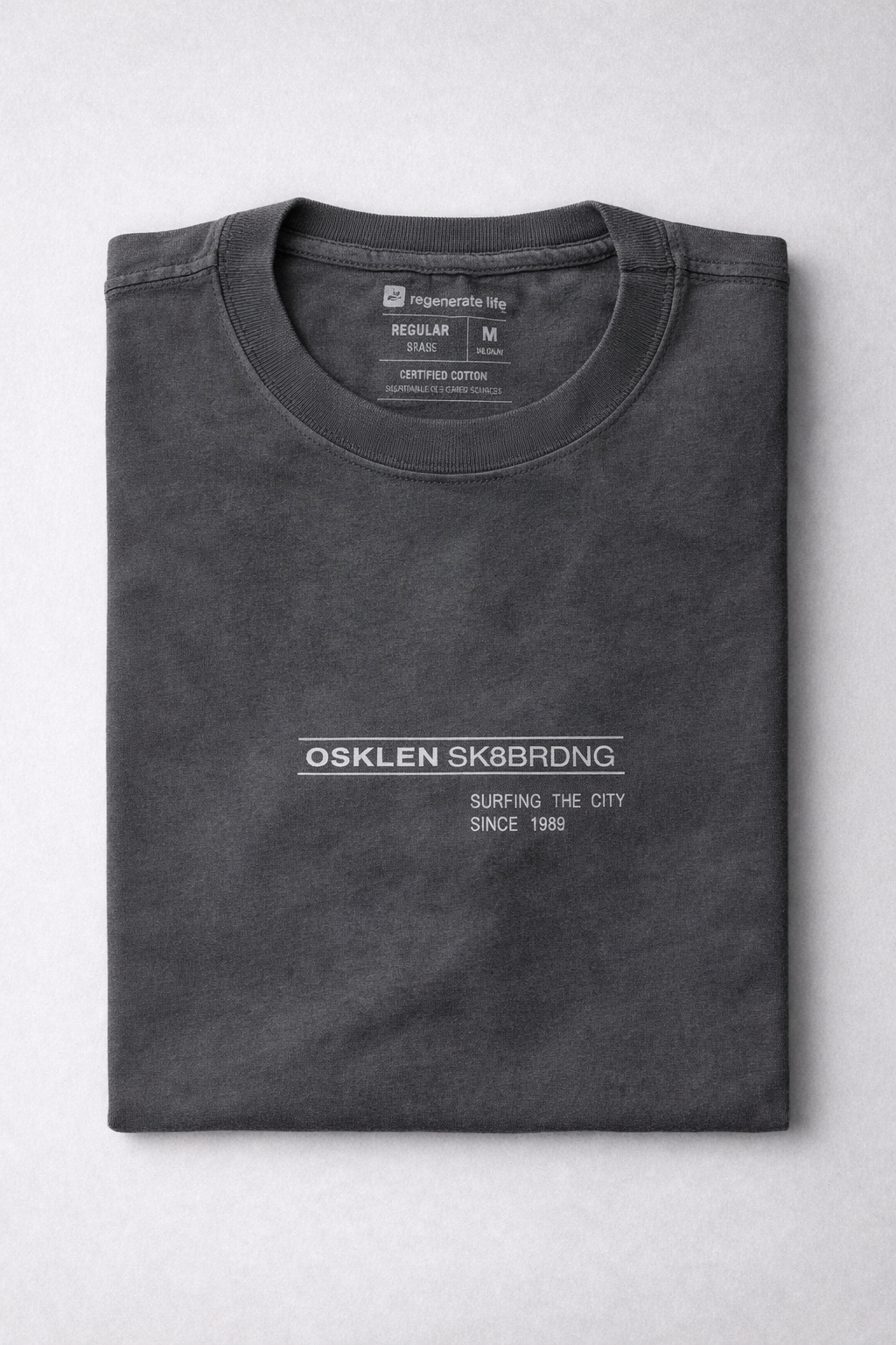 Camiseta Osklen | Regular Stone - Cinza Tempestade