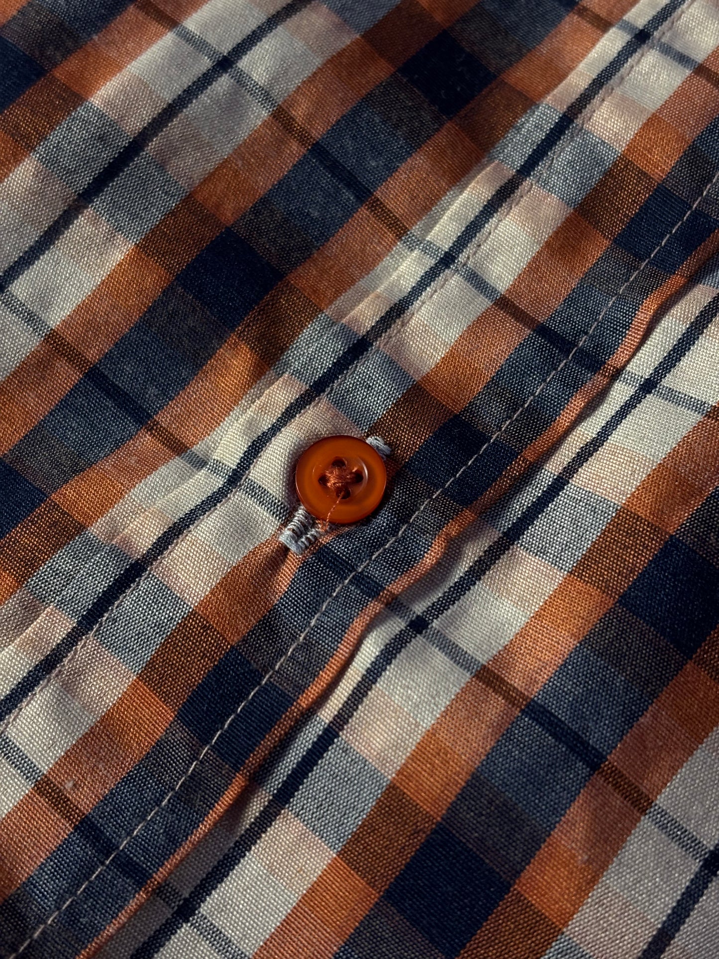 Camisa CCI | Casual - Cream & Orange