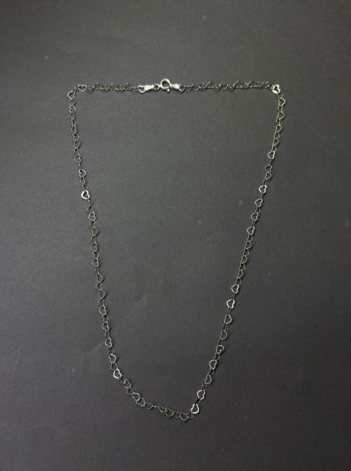 Corrente Coraçãozinho Prata 925 italiana