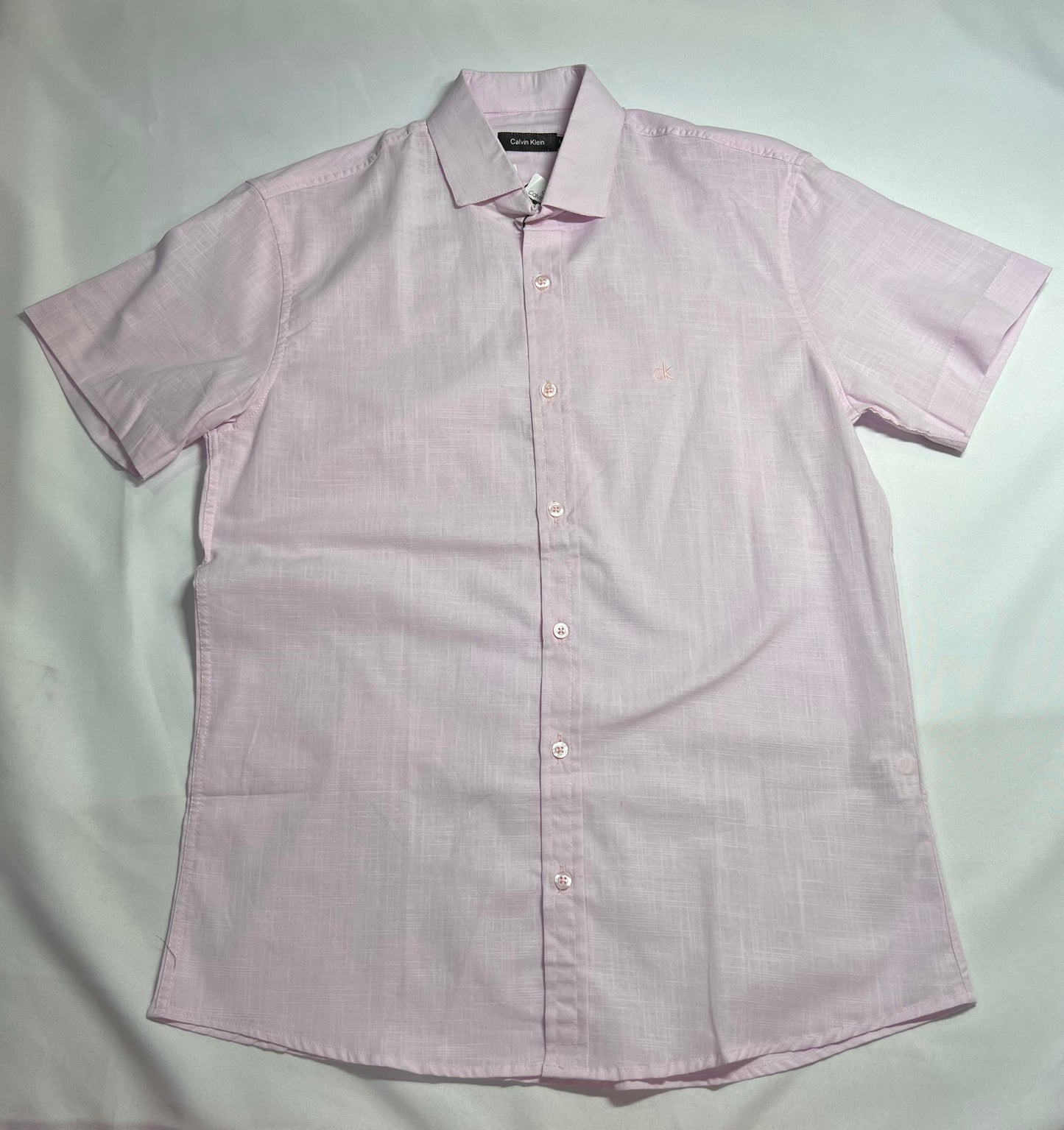 CAMISA DE BOTÃO X ROSA BEBÊ