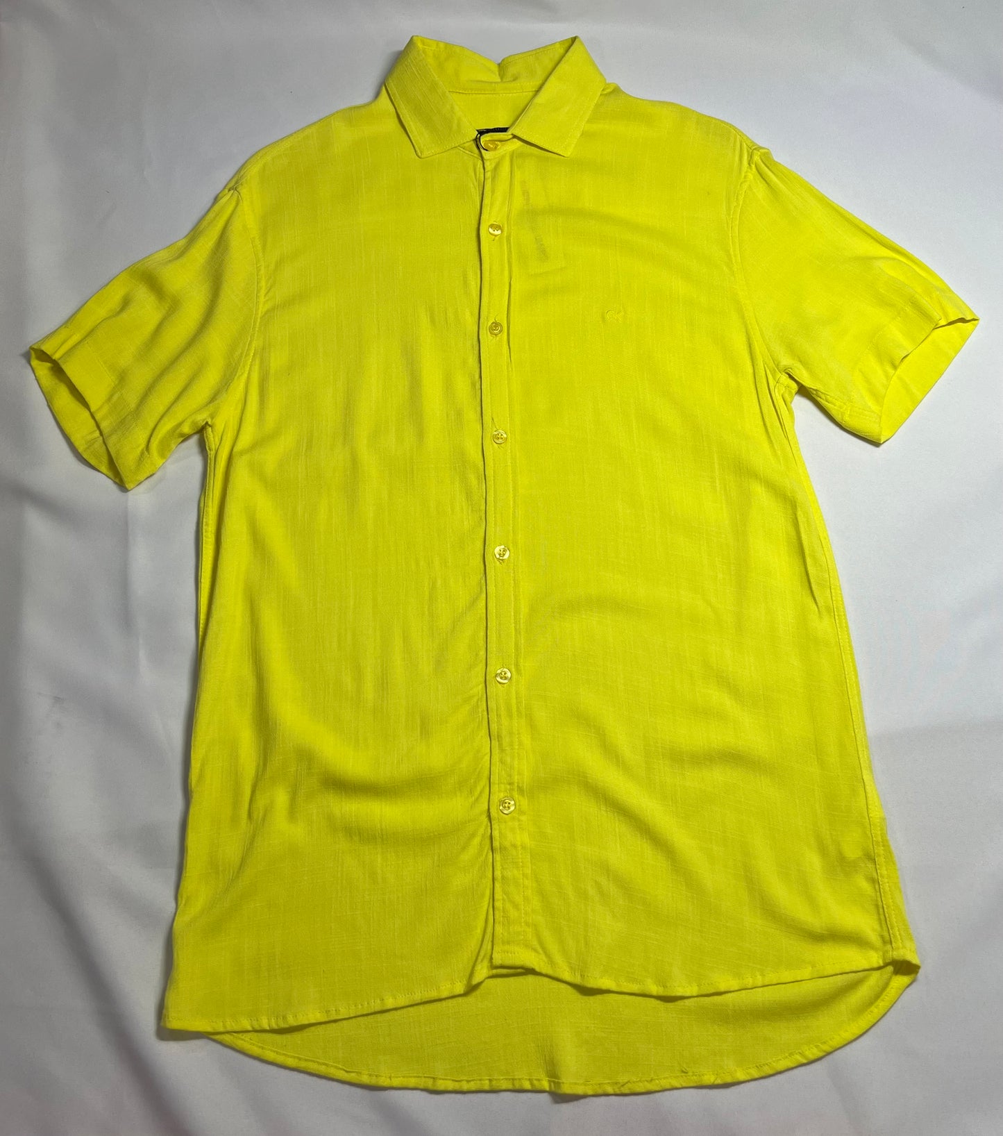 CAMISA DE BOTÃO X AMARELA