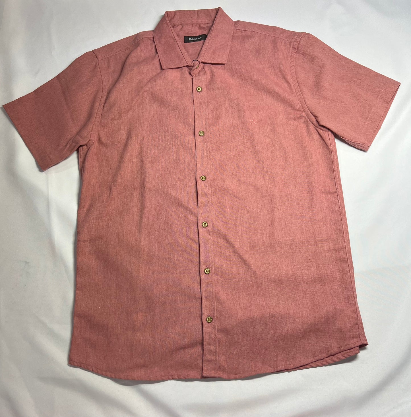 CAMISA DE BOTÃO LINHO X ROSA