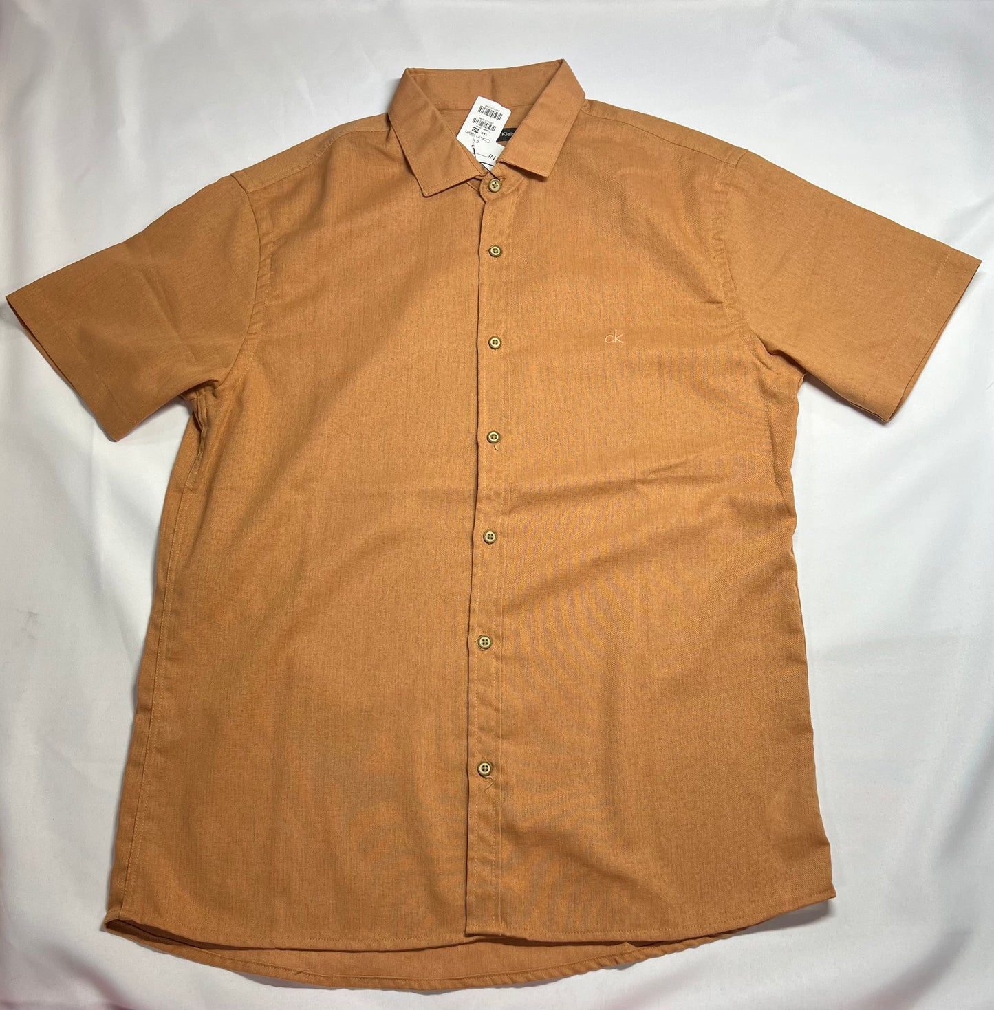 CAMISA DE BOTÃO LINHO X MARROM