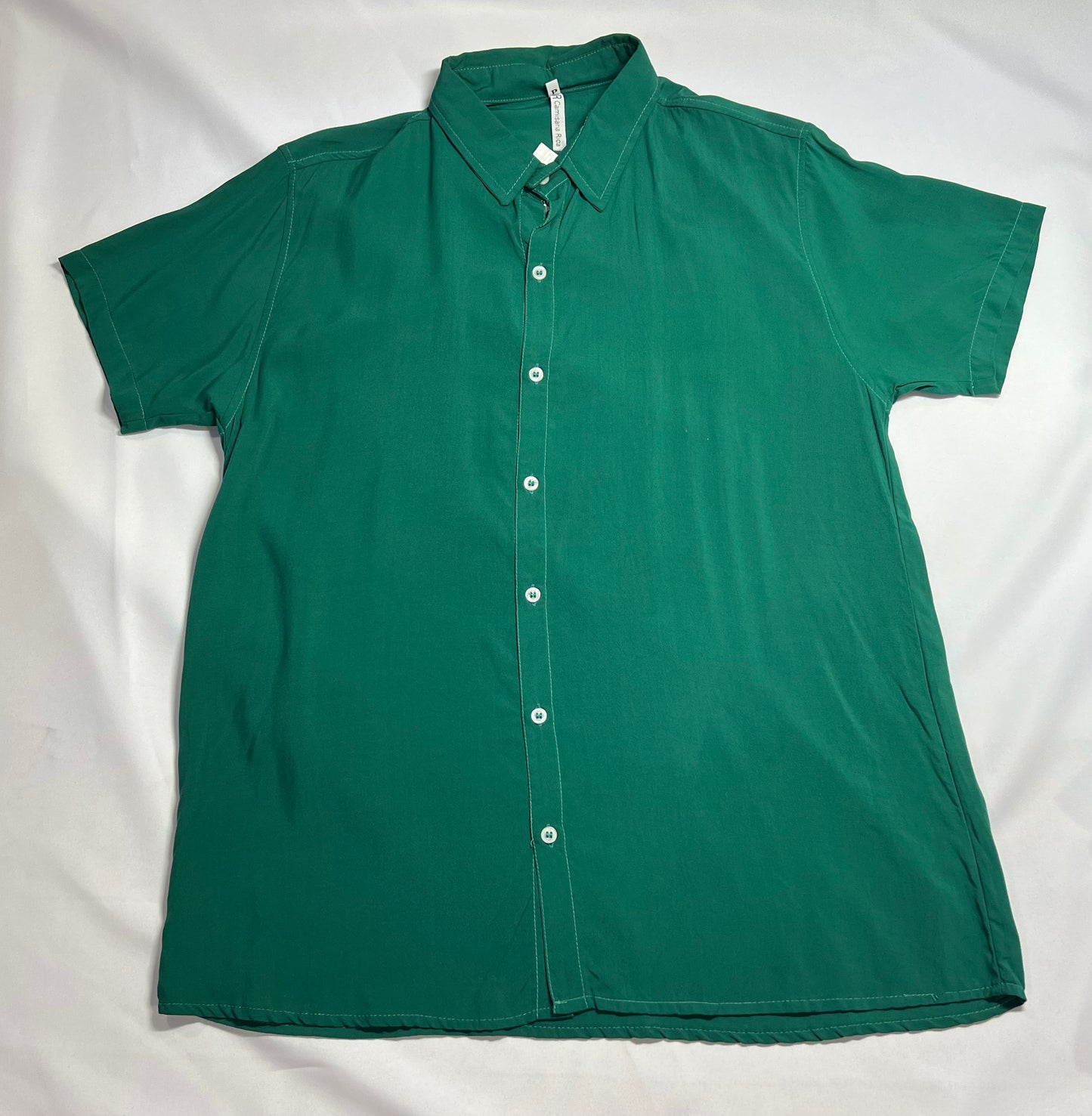 CAMISA DE BOTÃO VISCOLINHO VERDE