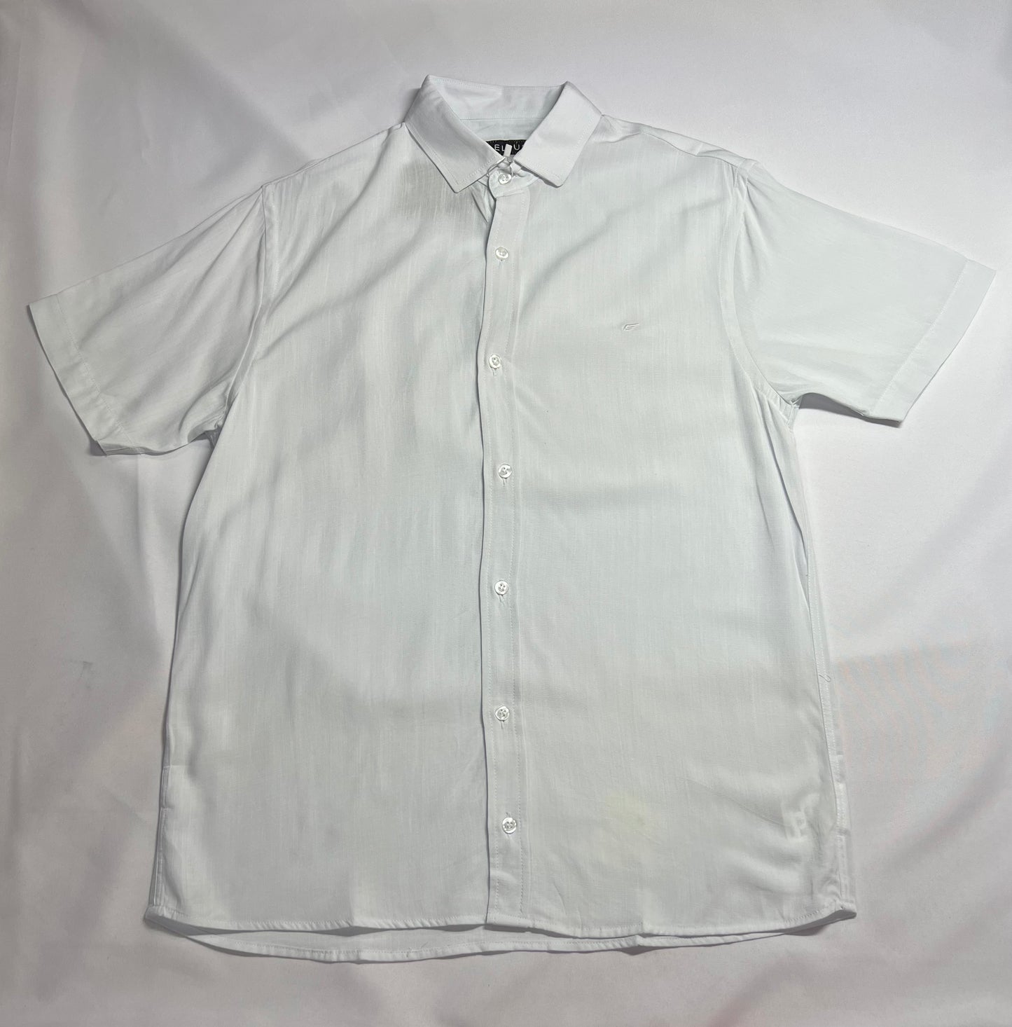 CAMISA DE BOTÃO E VISCOLINHO BRANCA