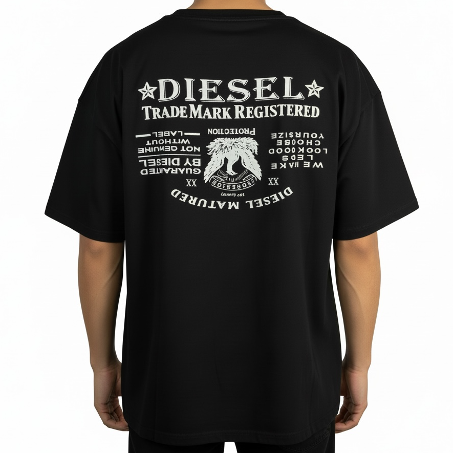 Camiseta Diesel | Oversized - Black