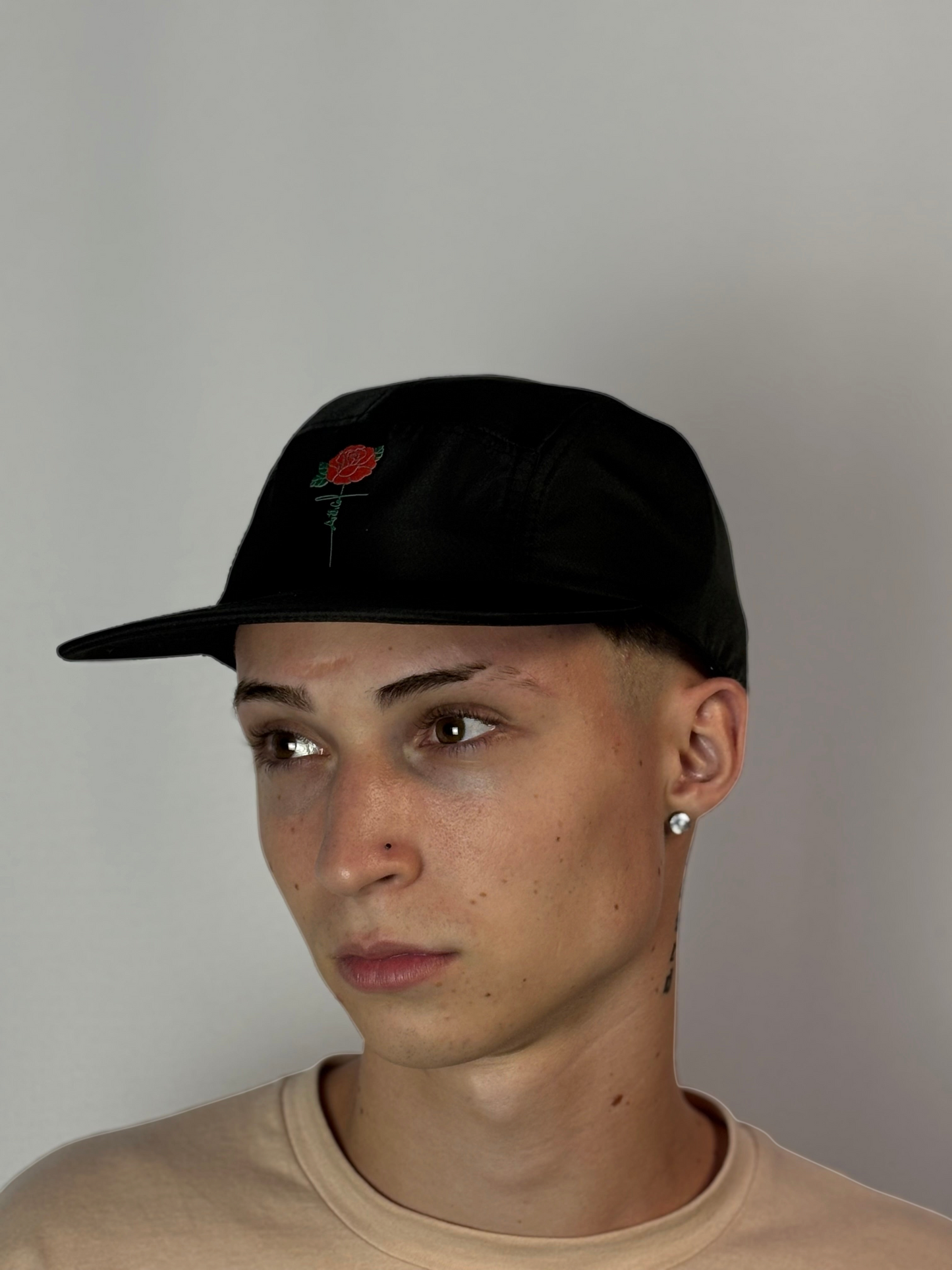 Boné Anth-Co | Hat Flower - Soft Black