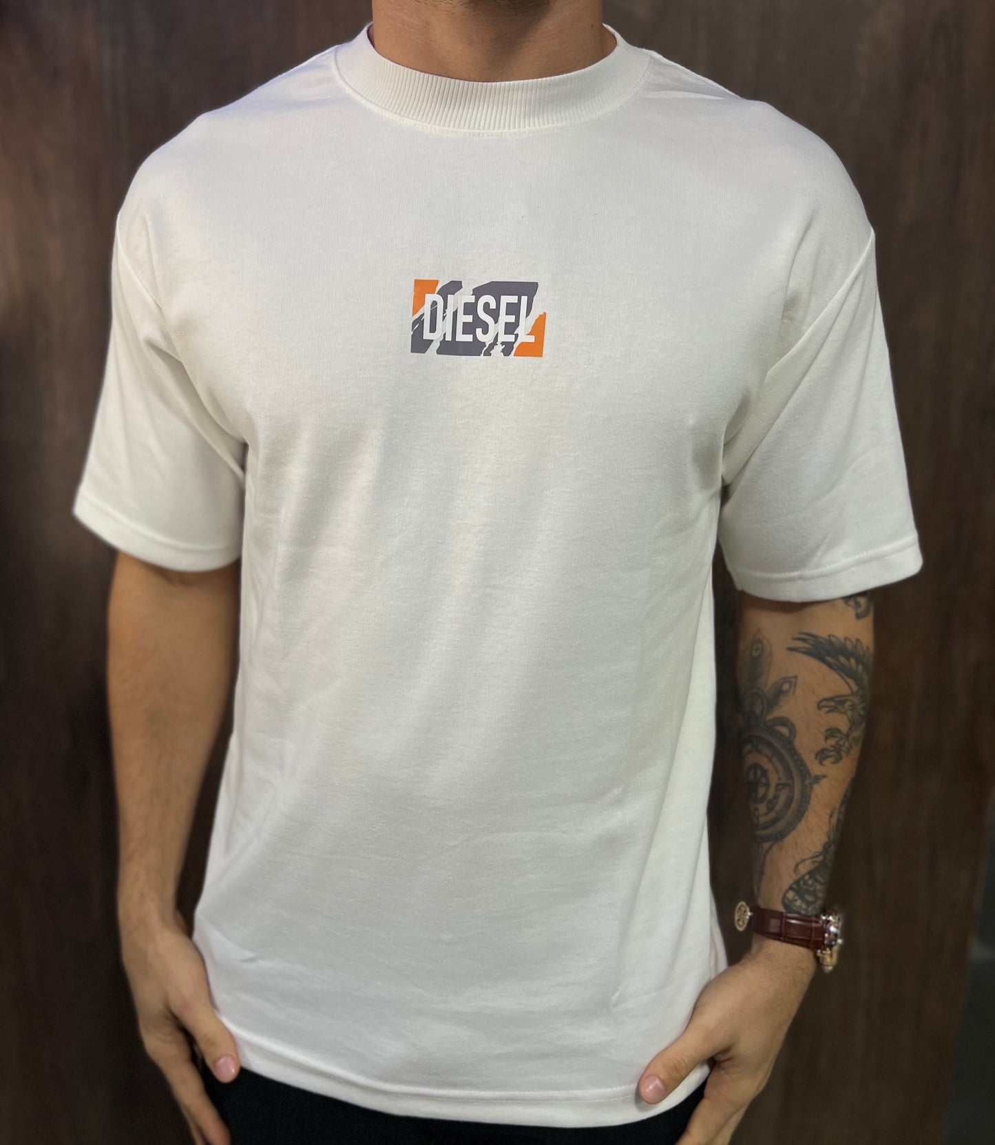 Oversized Diesel | Wide Presence - Off White