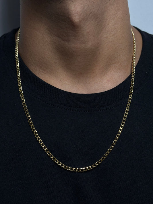 GRUMET | corrente banhada a ouro 18K | 60cm