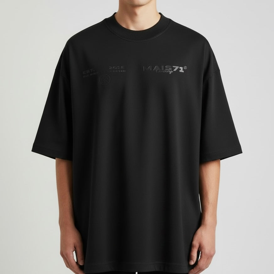 Camiseta Oversized | +71 All Black