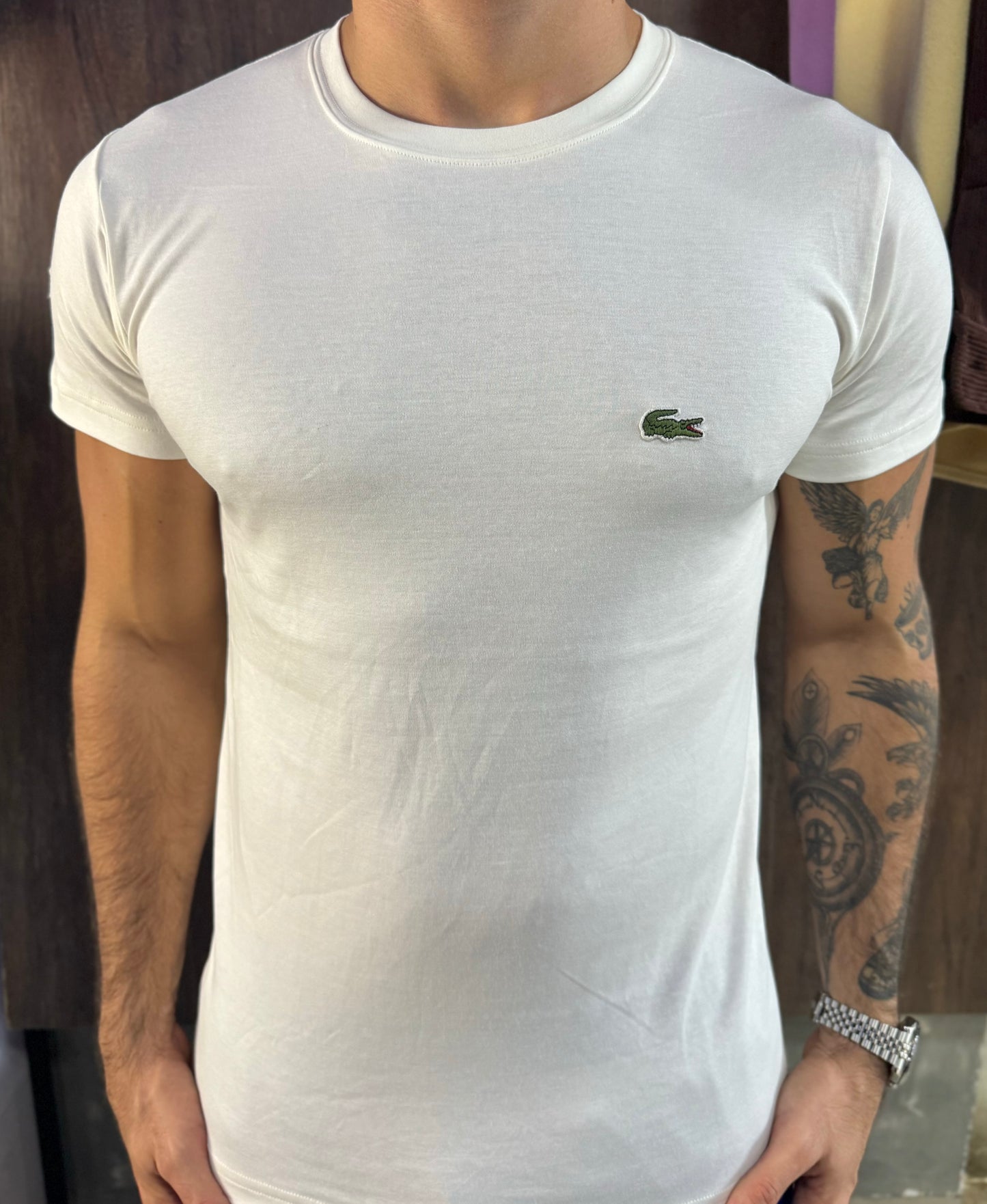 Peruana LACOSTE | Linha Luxo - PURE CLASSIC Off White Lux