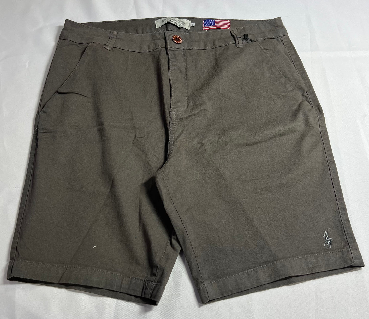BERMUDA BRIM RALPH LAUREN CINZA CHUMBO