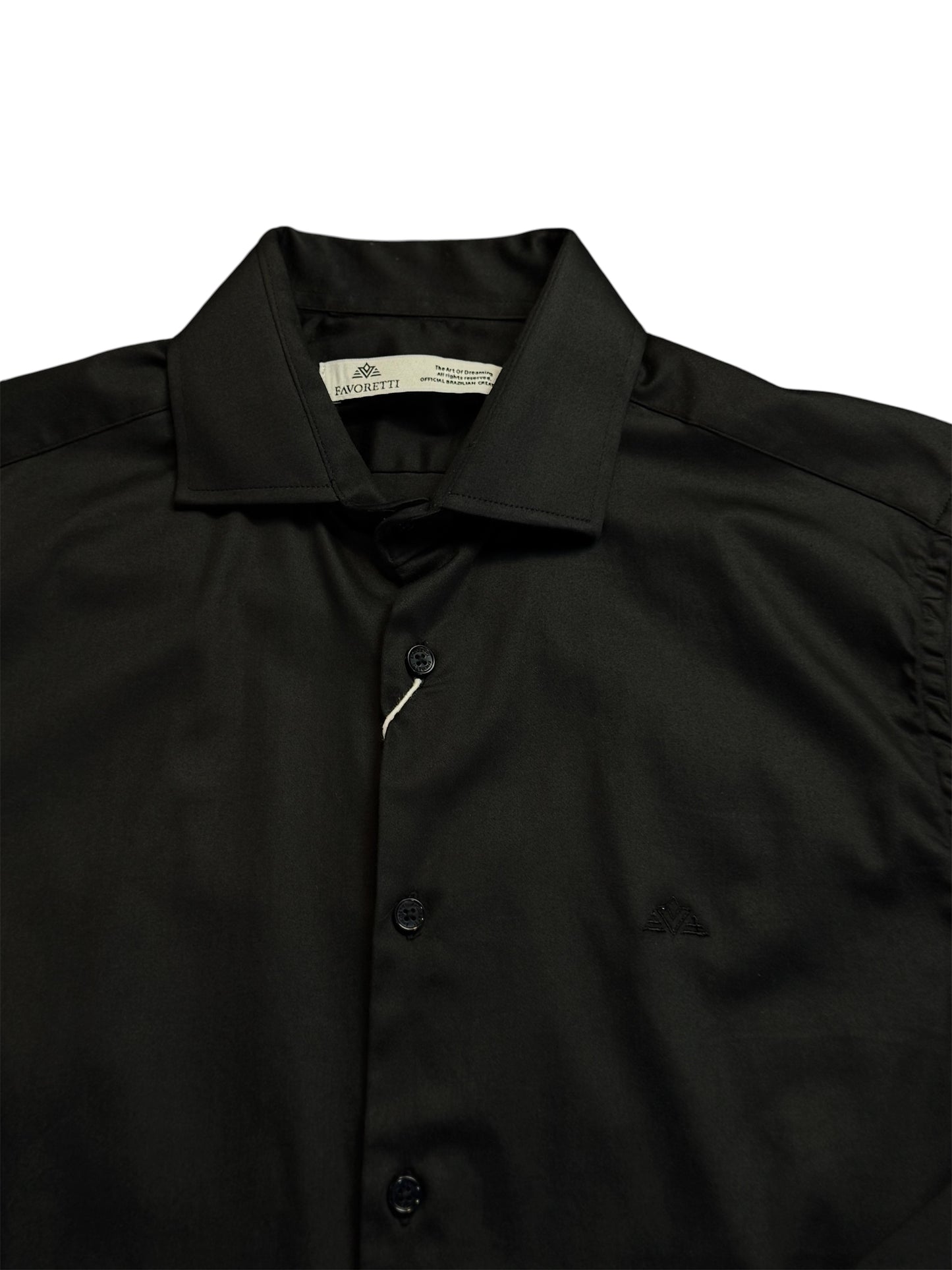 Camisa Social Ateliê Favoretti Algodão Egípcio com Elastano