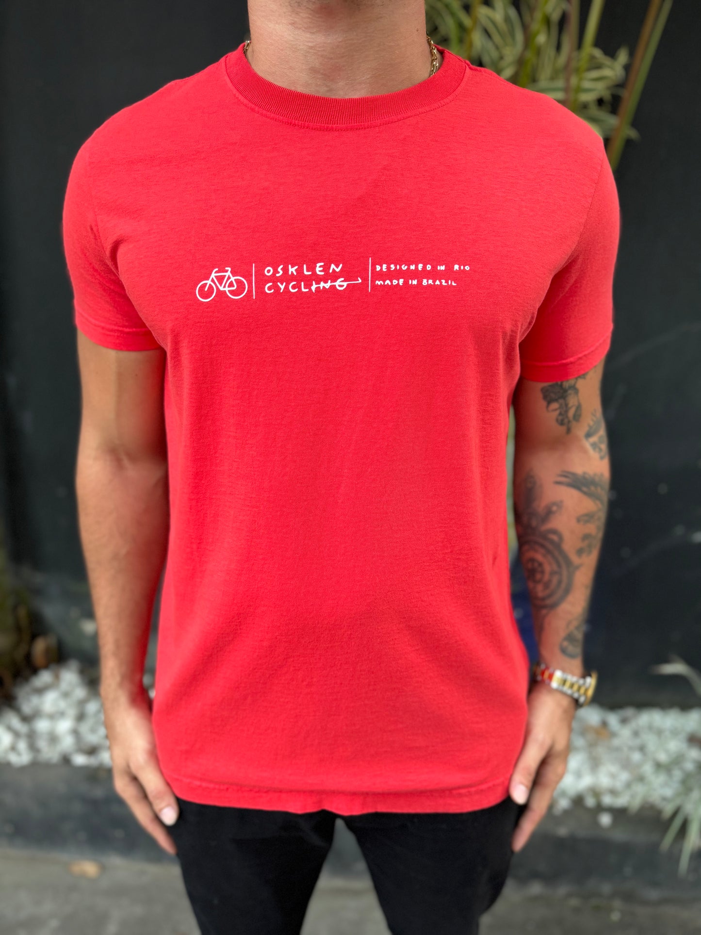 CAMISETA OSKLEN STONE - Vermelha
