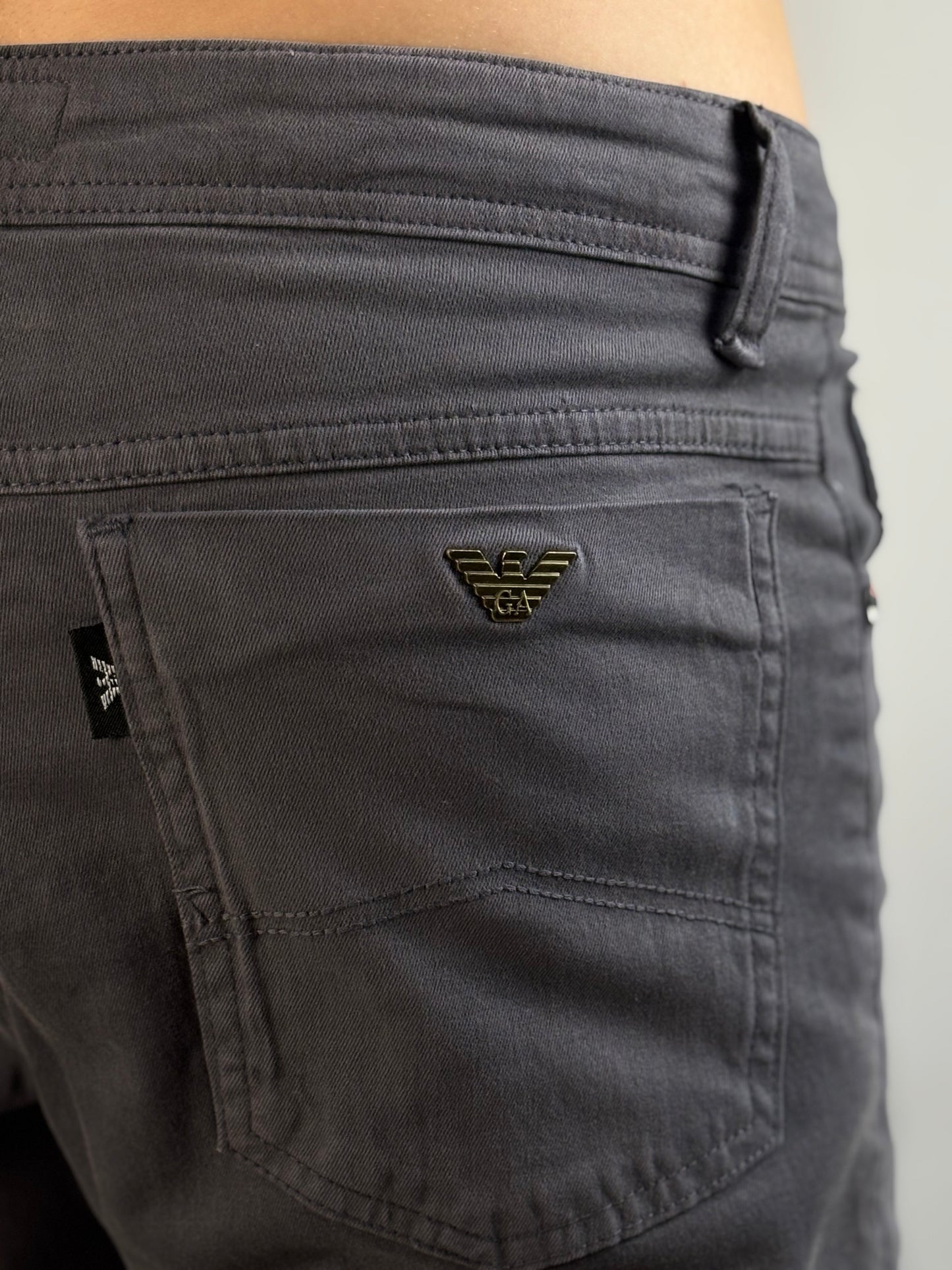 Calça Jeans Armani | Skinny - Cinza