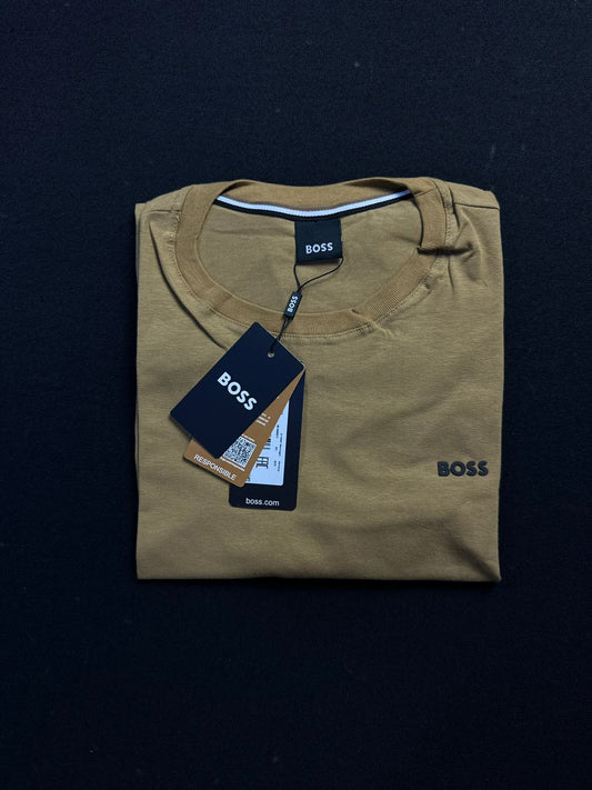Camiseta Boss | Pima Cotton - Cáqui