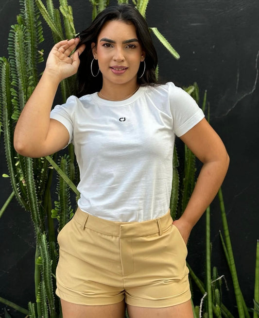 SHORT COLCCI - BEGE