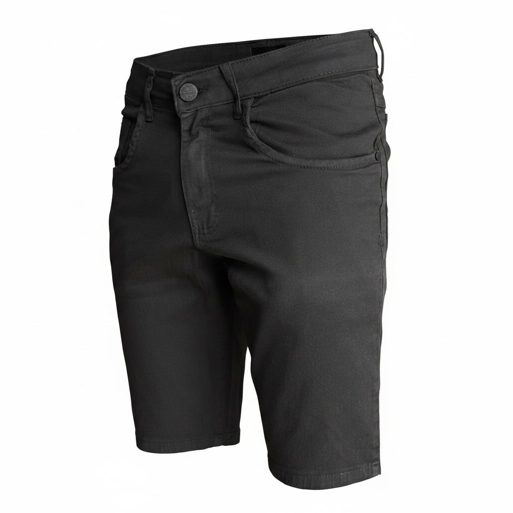 Bermuda Jeans ELLUS | Sarja Soft - Black Onyx