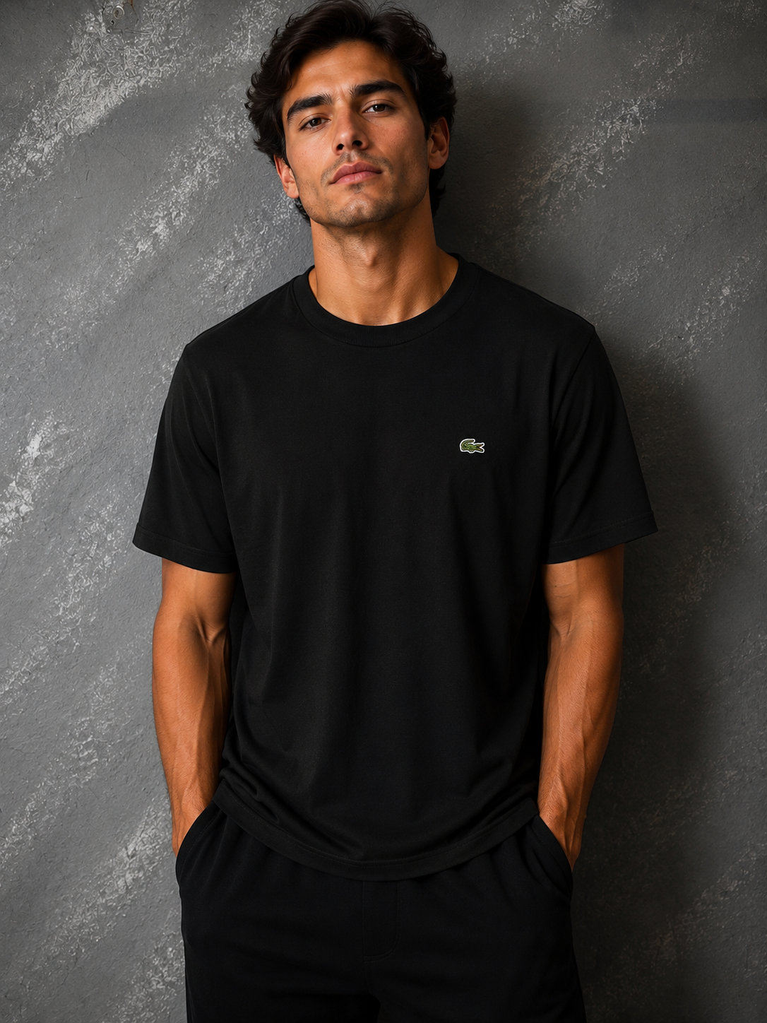 T-Shirt Lacoste | Pima - Preta
