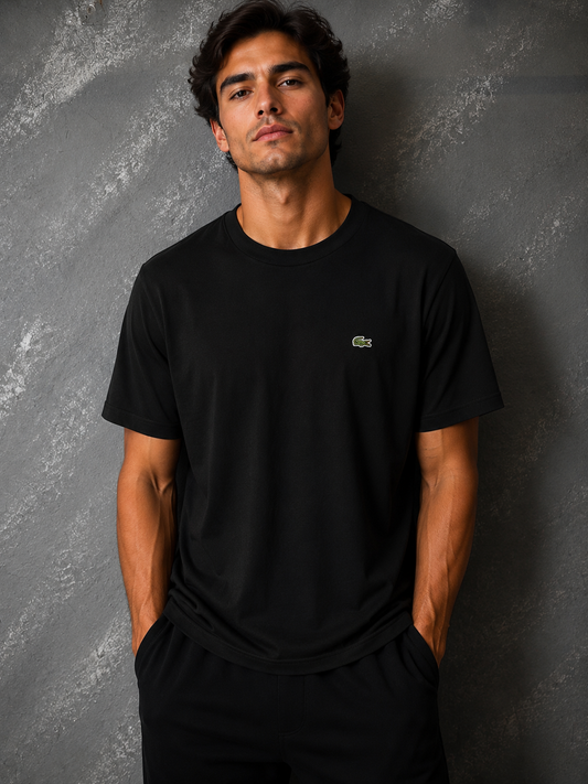T-Shirt Lacoste | Pima - Preta