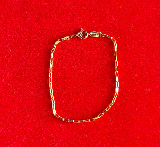 Cartier| Pulseira Banhada a Ouro 18K - 20 cm