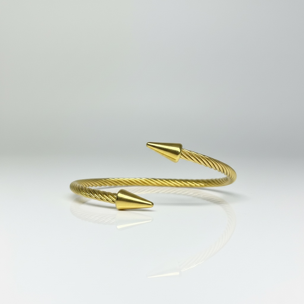 Bracelete Lança | Iconic Luxury 2 anos de garantia - Gold Steel