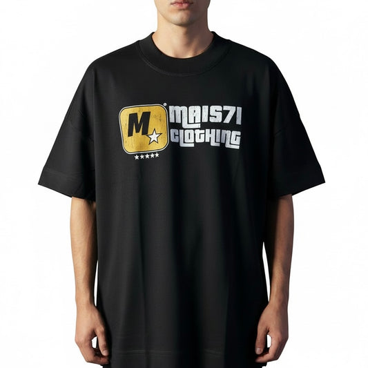 Camiseta Oversized | +71 GTA | Preta